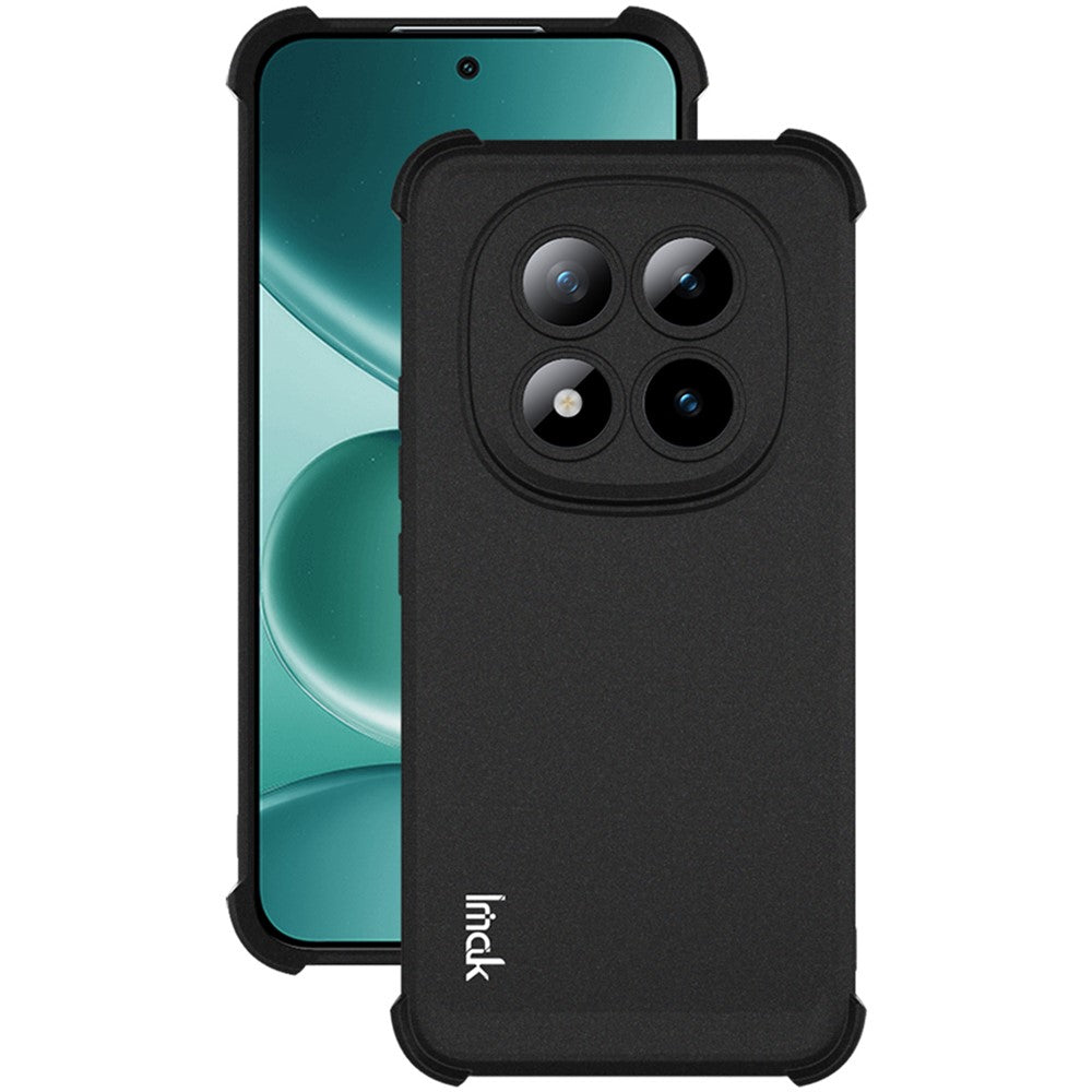 IMAK For Xiaomi Poco M8 Pro 5G / Redmi Note 15 Pro+ 5G (Global) Case TPU Phone Cover Airbag Shockproof Protection - Matte Black
