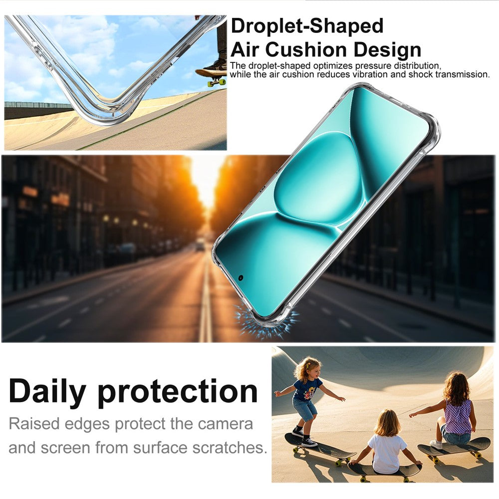 IMAK For Xiaomi Poco M8 Pro 5G / Redmi Note 15 Pro+ 5G (Global) Case TPU Phone Cover Airbag Shockproof Protection - Transparent