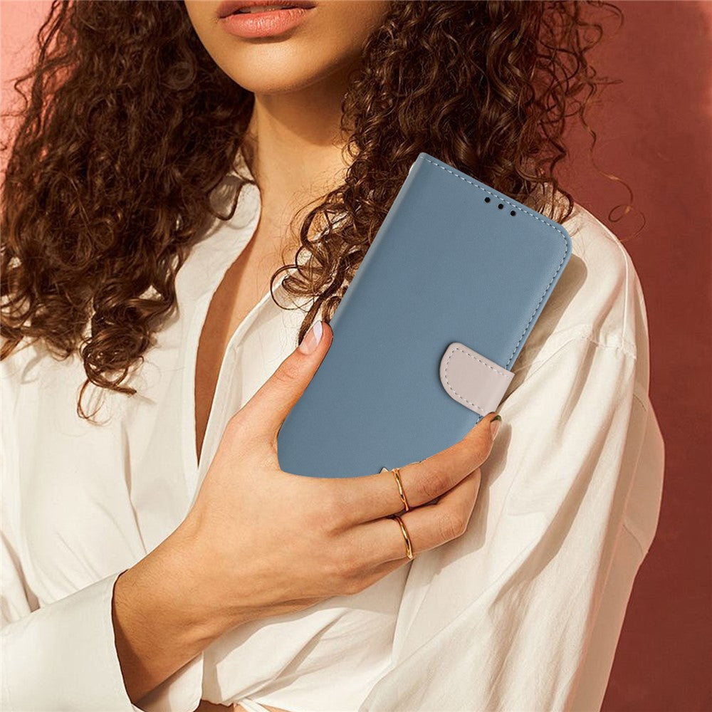 For Xiaomi Redmi Note 15 Pro 5G (Global) Case Bowknot Decor Wallet Leather Phone Cover with Wrist Strap - Baby Blue