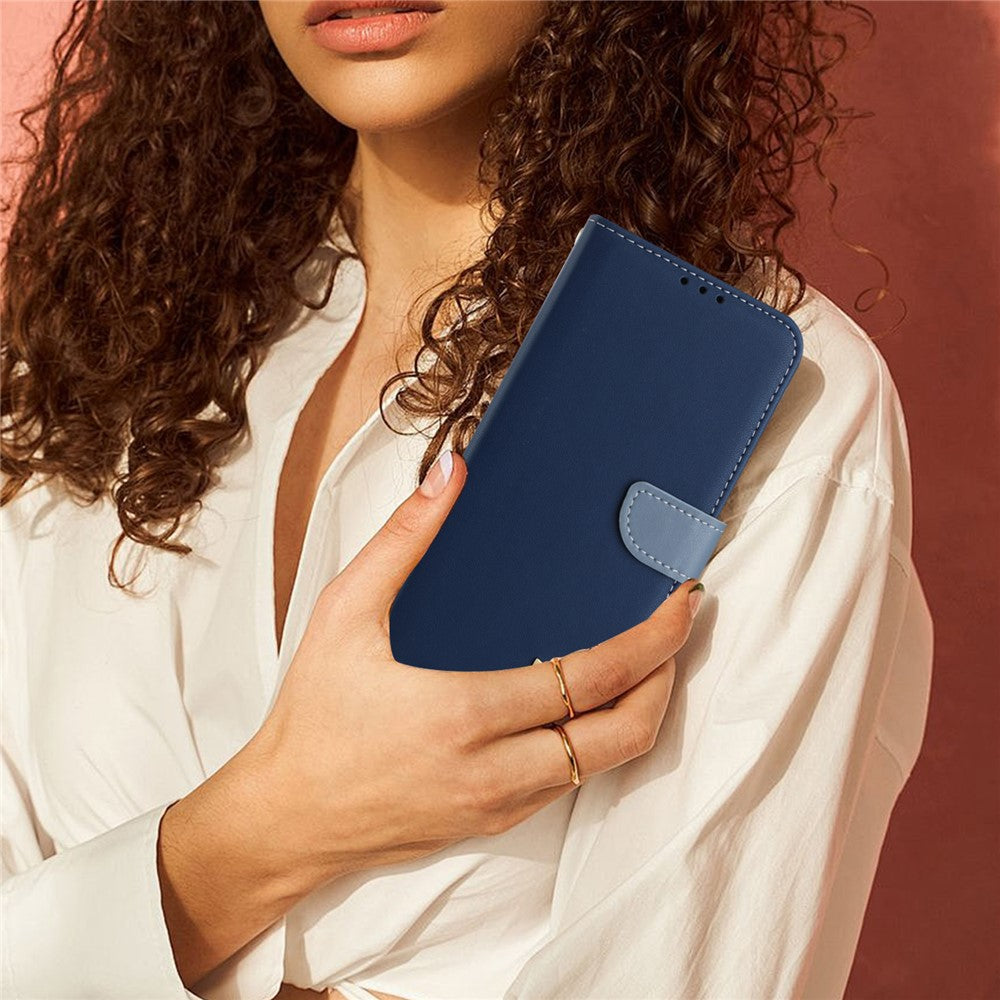 For Xiaomi Redmi Note 15 Pro 5G (Global) Case Bowknot Decor Wallet Leather Phone Cover with Wrist Strap - Dark Blue