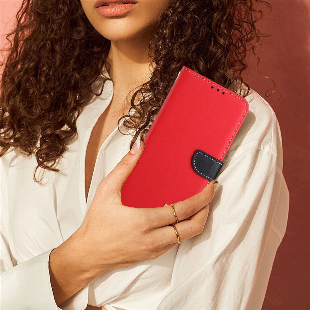 For Xiaomi Poco M8 Pro 5G / Redmi Note 15 Pro+ 5G (Global) Case Bowknot Decor Wallet Leather Phone Cover with Wrist Strap - Red