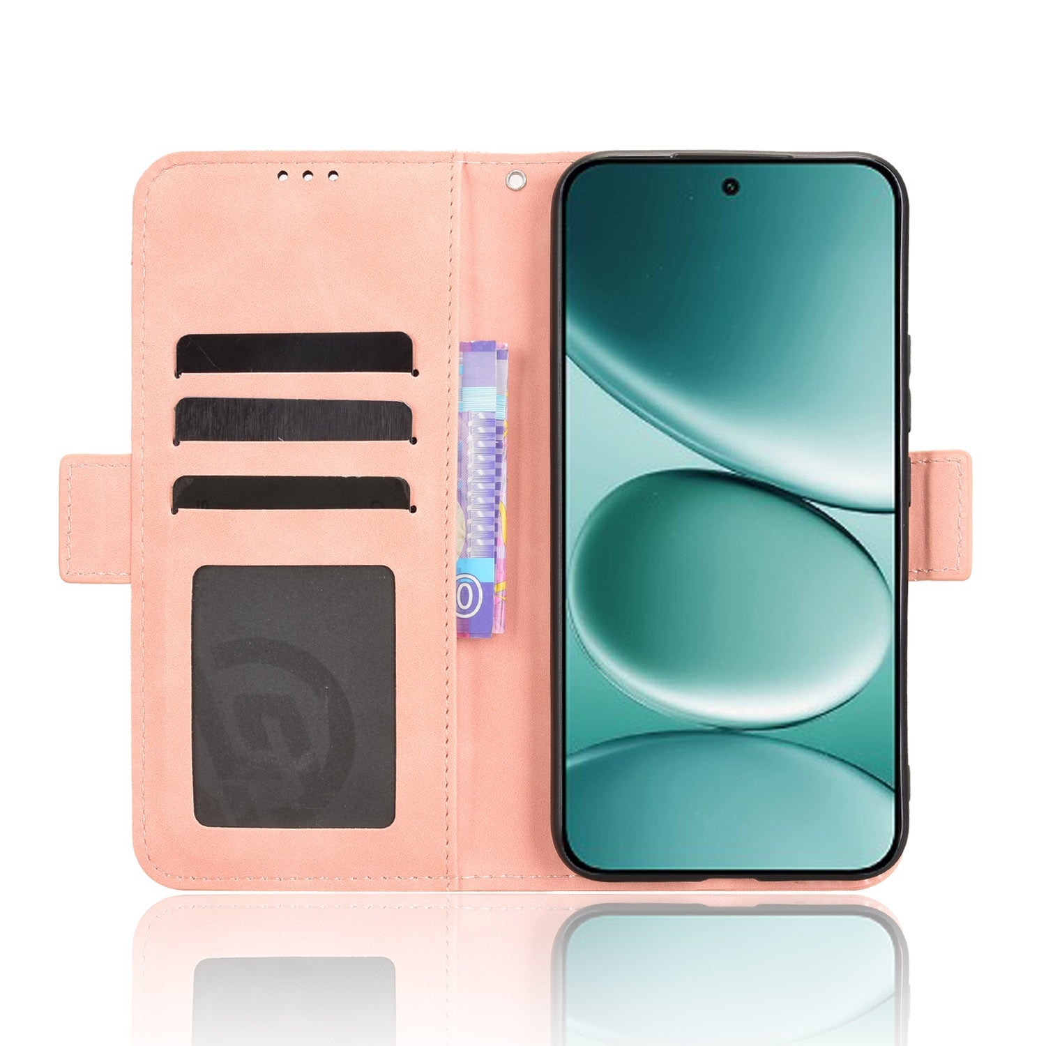For Xiaomi Redmi Note 15 Pro 5G (Global) Leather Case Phone Wallet Cover with Multiple Card Slots - Pink