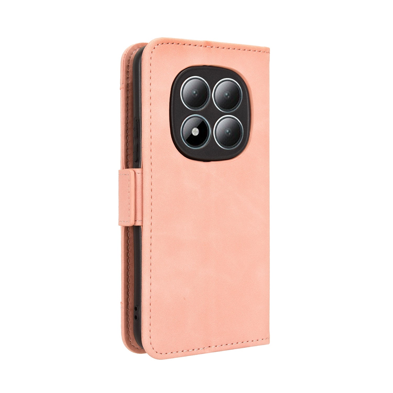 For Xiaomi Redmi Note 15 Pro 5G (Global) Leather Case Phone Wallet Cover with Multiple Card Slots - Pink