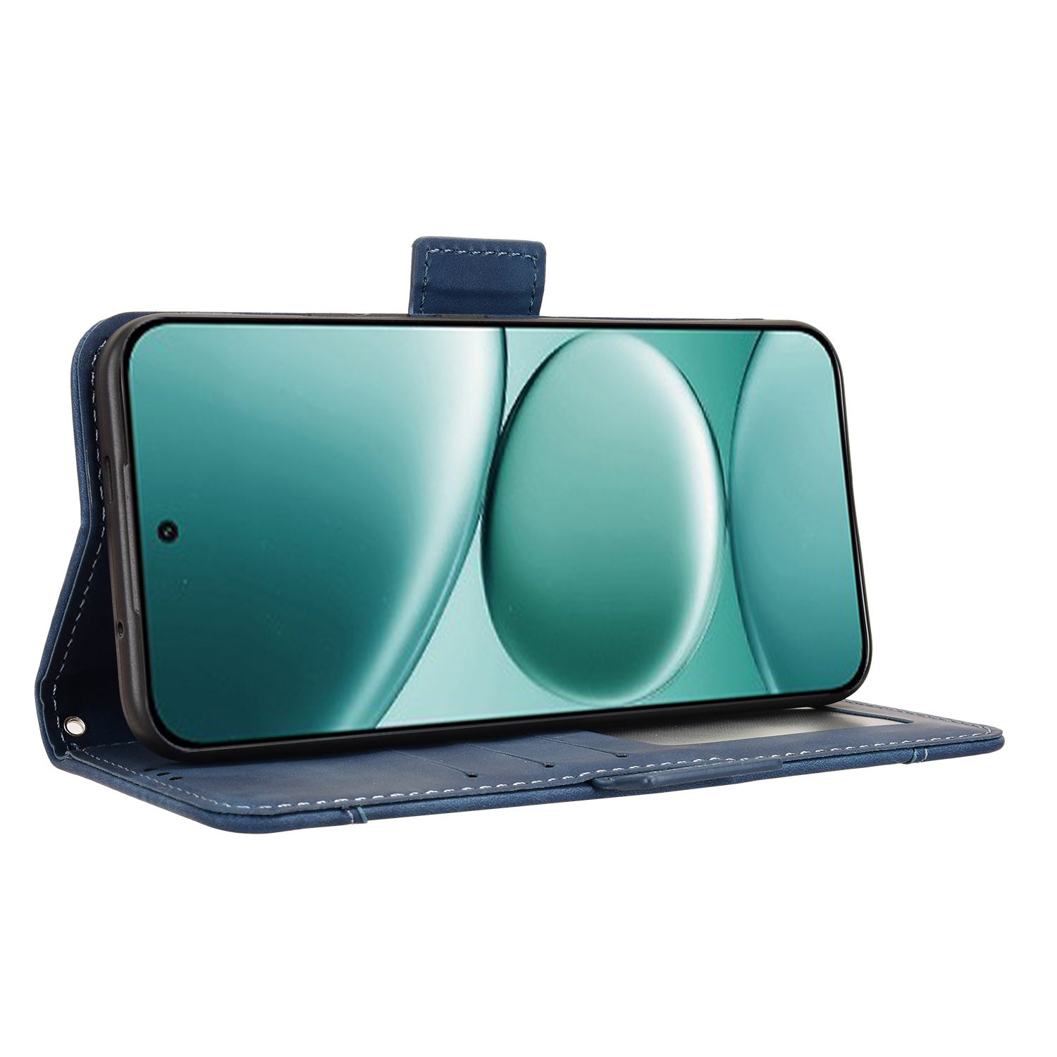 For Xiaomi Poco M8 Pro 5G / Redmi Note 15 Pro+ 5G (Global) Leather Case Phone Wallet Cover with Multiple Card Slots - Blue