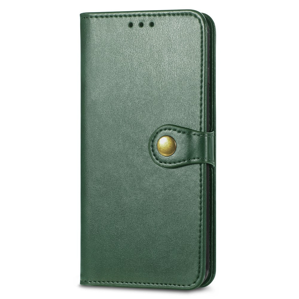 For Xiaomi Poco M8 Pro 5G / Redmi Note 15 Pro+ 5G (Global) Case Wallet Stand Leather Phone Cover with Wrist Strap - Green