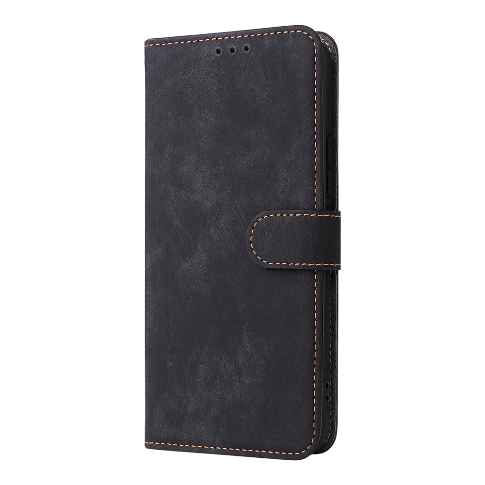 For Xiaomi Poco M8 Pro 5G / Redmi Note 15 Pro+ 5G (Global) Case Wallet RFID Blocking PU Leather Phone Cover Stand with Strap - Black