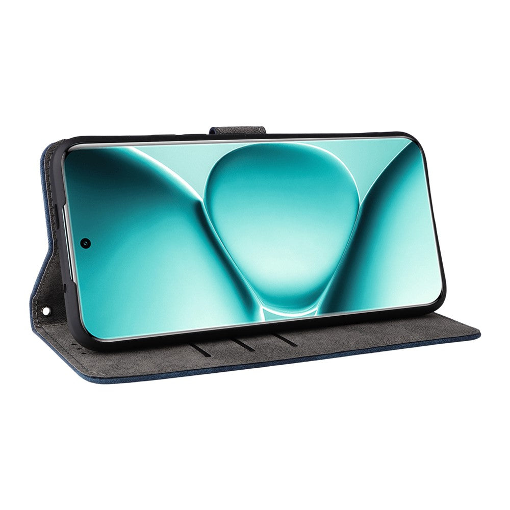 For Xiaomi Poco M8 Pro 5G / Redmi Note 15 Pro+ 5G (Global) Case Wallet RFID Blocking PU Leather Phone Cover Stand with Strap - Blue