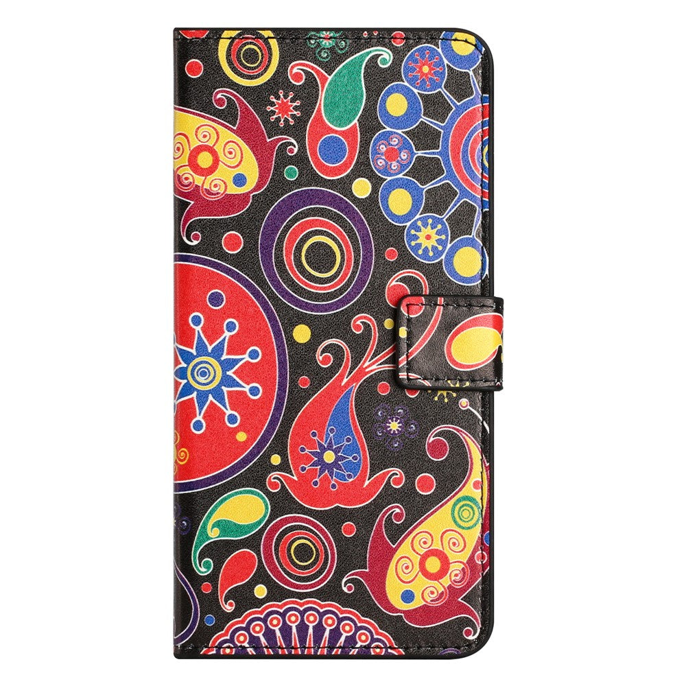 For Xiaomi Redmi Note 15 Pro 5G (Global) Case Pattern Print PU Leather Wallet Phone Cover - Jelly Fish