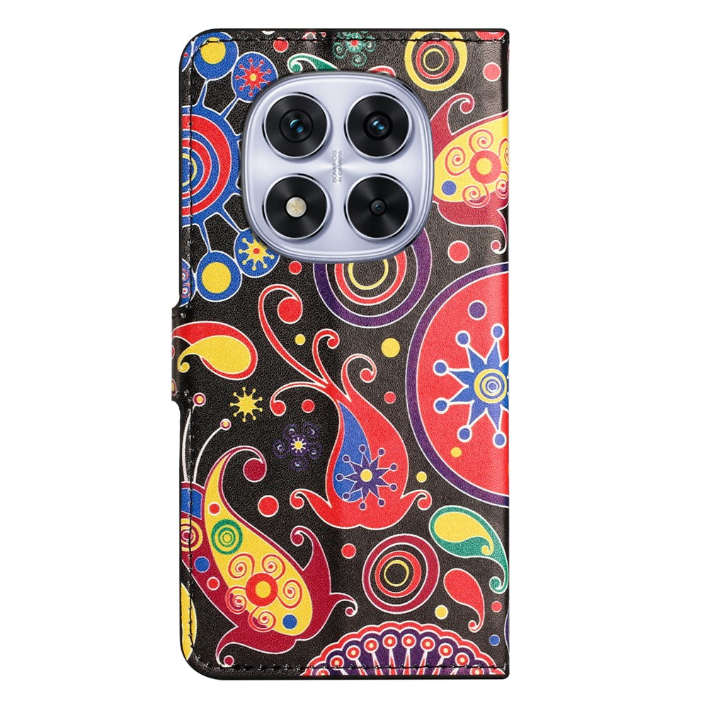 For Xiaomi Redmi Note 15 Pro 5G (Global) Case Pattern Print PU Leather Wallet Phone Cover - Jelly Fish