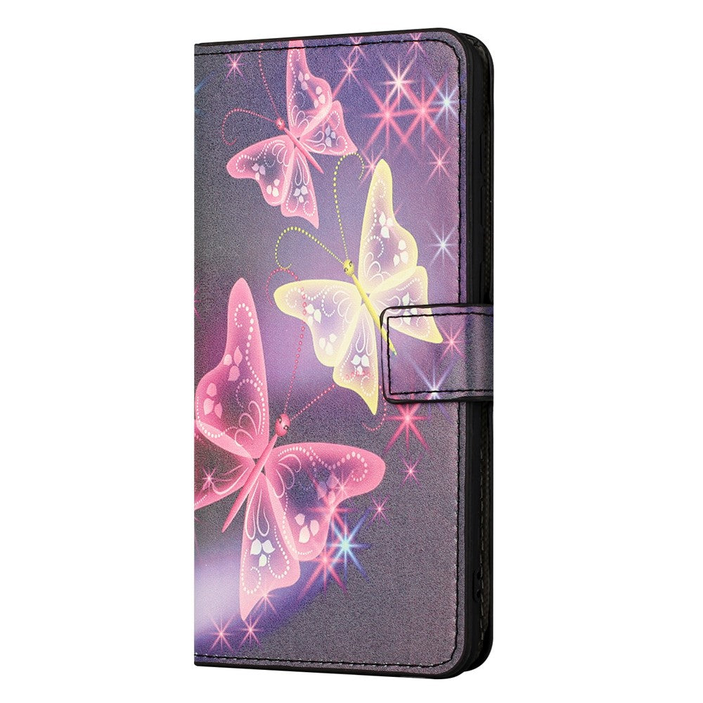 For Xiaomi Redmi Note 15 Pro 5G (Global) Case Pattern Print PU Leather Wallet Phone Cover - Illusion Butterfly