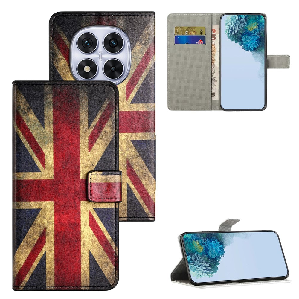 For Xiaomi Poco M8 Pro 5G / Redmi Note 15 Pro+ 5G (Global) Case Pattern Print PU Leather Wallet Phone Cover - Union Jack
