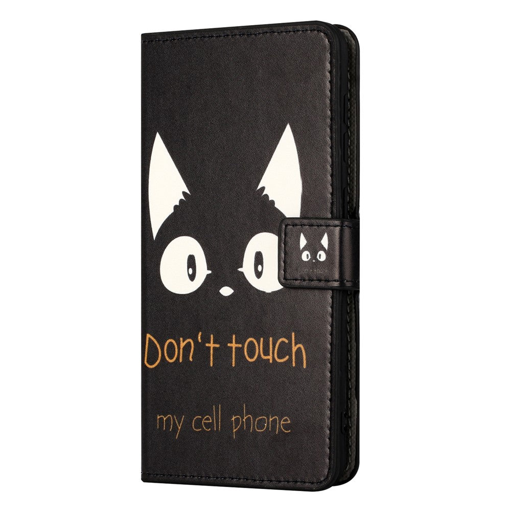 For Xiaomi Poco M8 Pro 5G / Redmi Note 15 Pro+ 5G (Global) Case Pattern Print PU Leather Wallet Phone Cover - Cat Ears