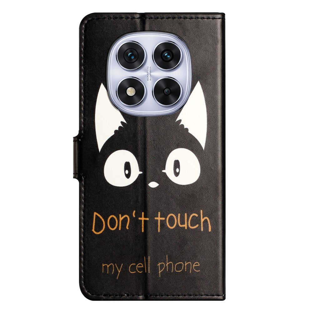 For Xiaomi Poco M8 Pro 5G / Redmi Note 15 Pro+ 5G (Global) Case Pattern Print PU Leather Wallet Phone Cover - Cat Ears