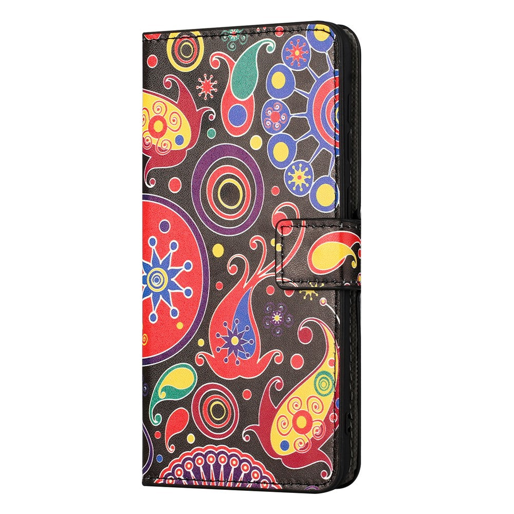 For Xiaomi Poco M8 Pro 5G / Redmi Note 15 Pro+ 5G (Global) Case Pattern Print PU Leather Wallet Phone Cover - Jelly Fish