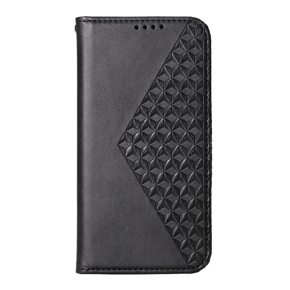 For Xiaomi Poco M8 Pro 5G / Redmi Note 15 Pro+ 5G (Global) Case Calf Texture PU Leather Wallet Phone Cover with Wrist Strap - Black