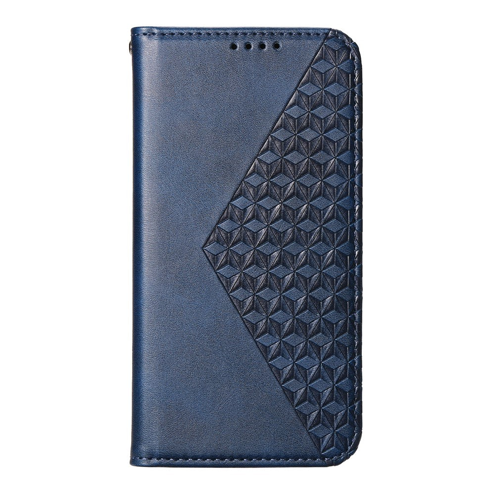 For Xiaomi Poco M8 Pro 5G / Redmi Note 15 Pro+ 5G (Global) Case Calf Texture PU Leather Wallet Phone Cover with Wrist Strap - Blue