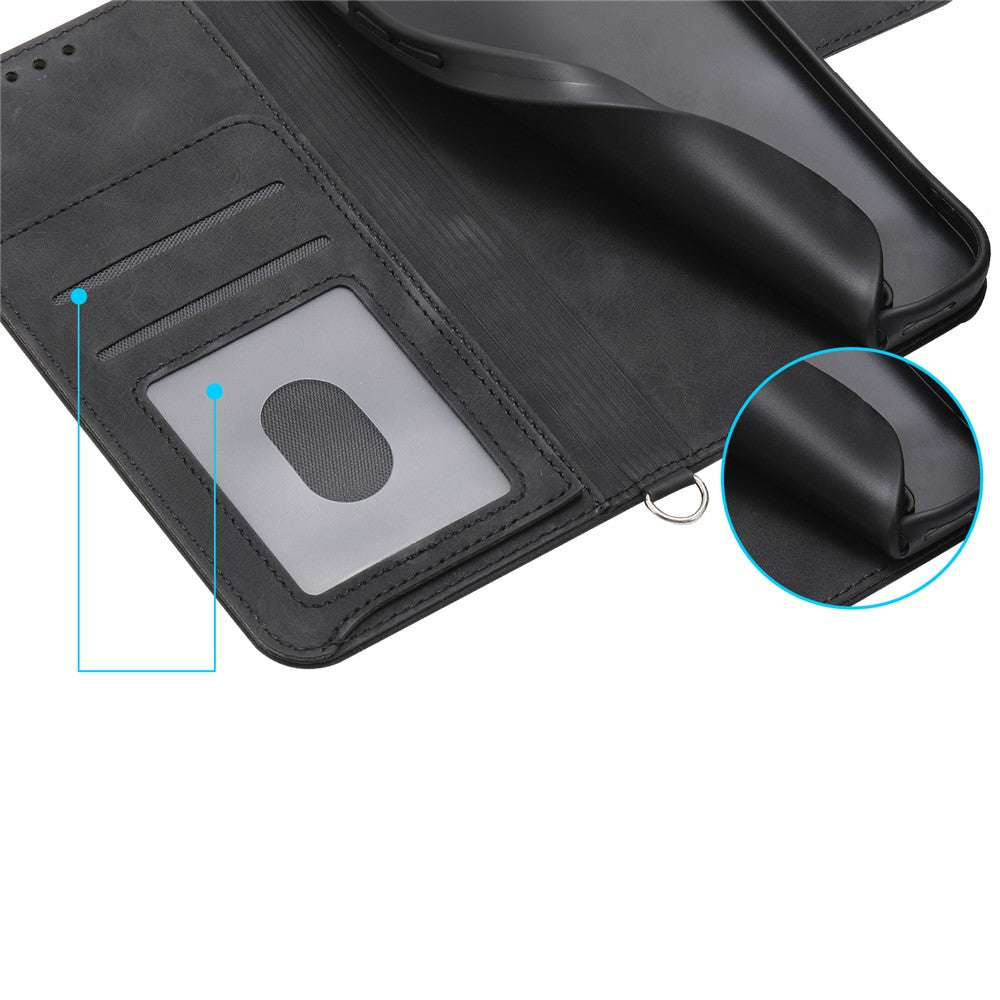 For Xiaomi Poco M8 Pro 5G / Redmi Note 15 Pro+ 5G (Global) Case Flower Pattern PU Leather Wallet Phone Cover with Strap - Black