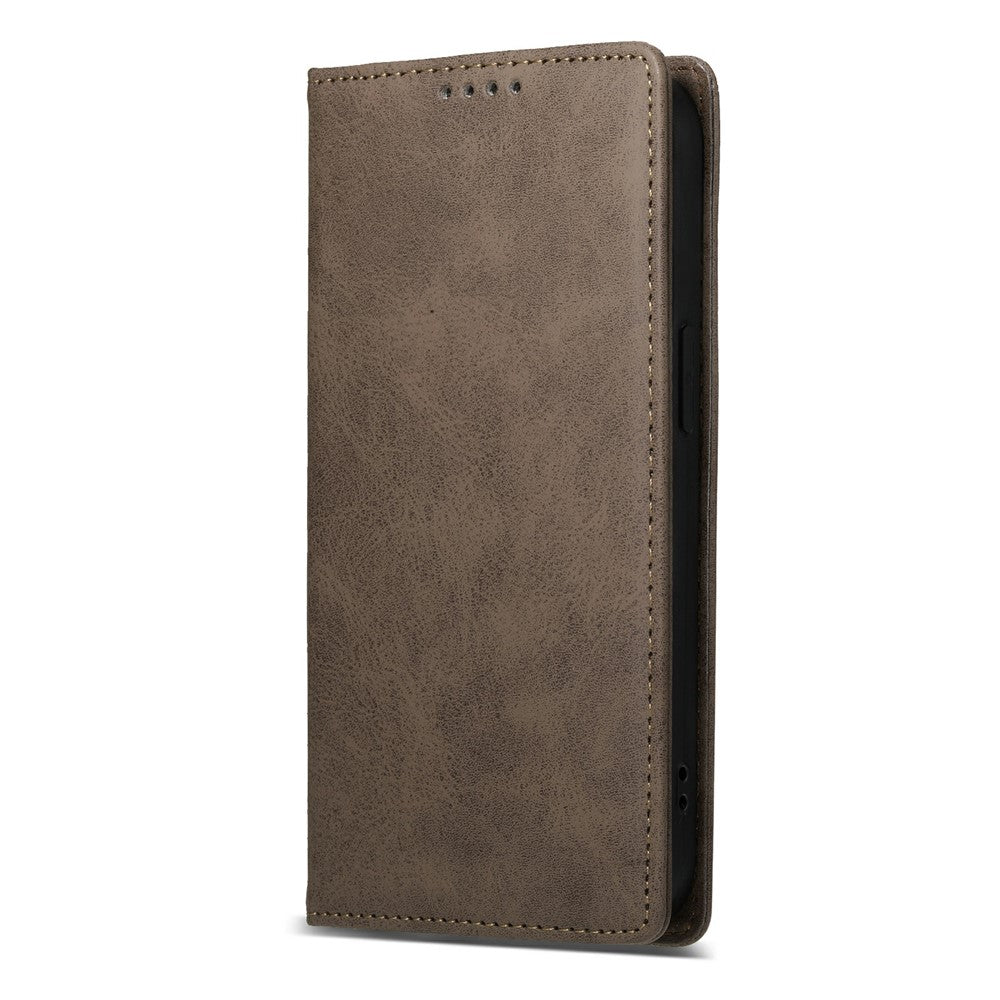 For Xiaomi Redmi Note 15 Pro 5G (Global) Wallet Case RFID Blocking PU Leather Phone Cover - Brown