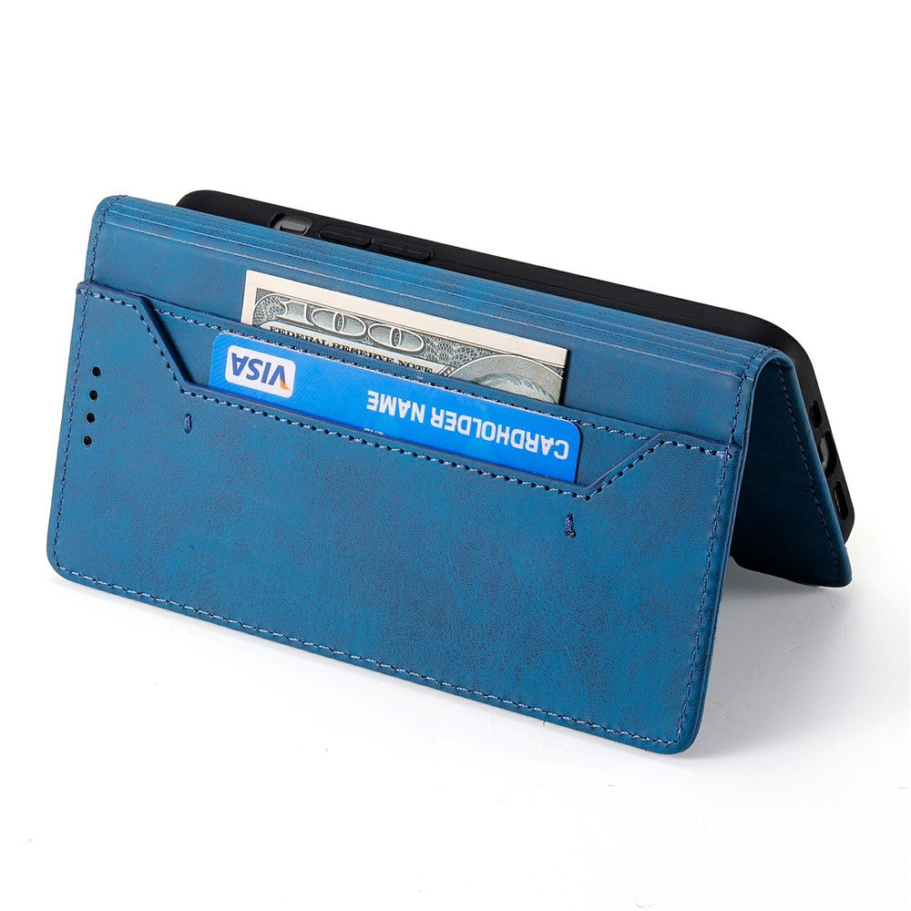 For Xiaomi Poco M8 Pro 5G / Redmi Note 15 Pro+ 5G (Global) Wallet Case RFID Blocking PU Leather Phone Cover - Blue
