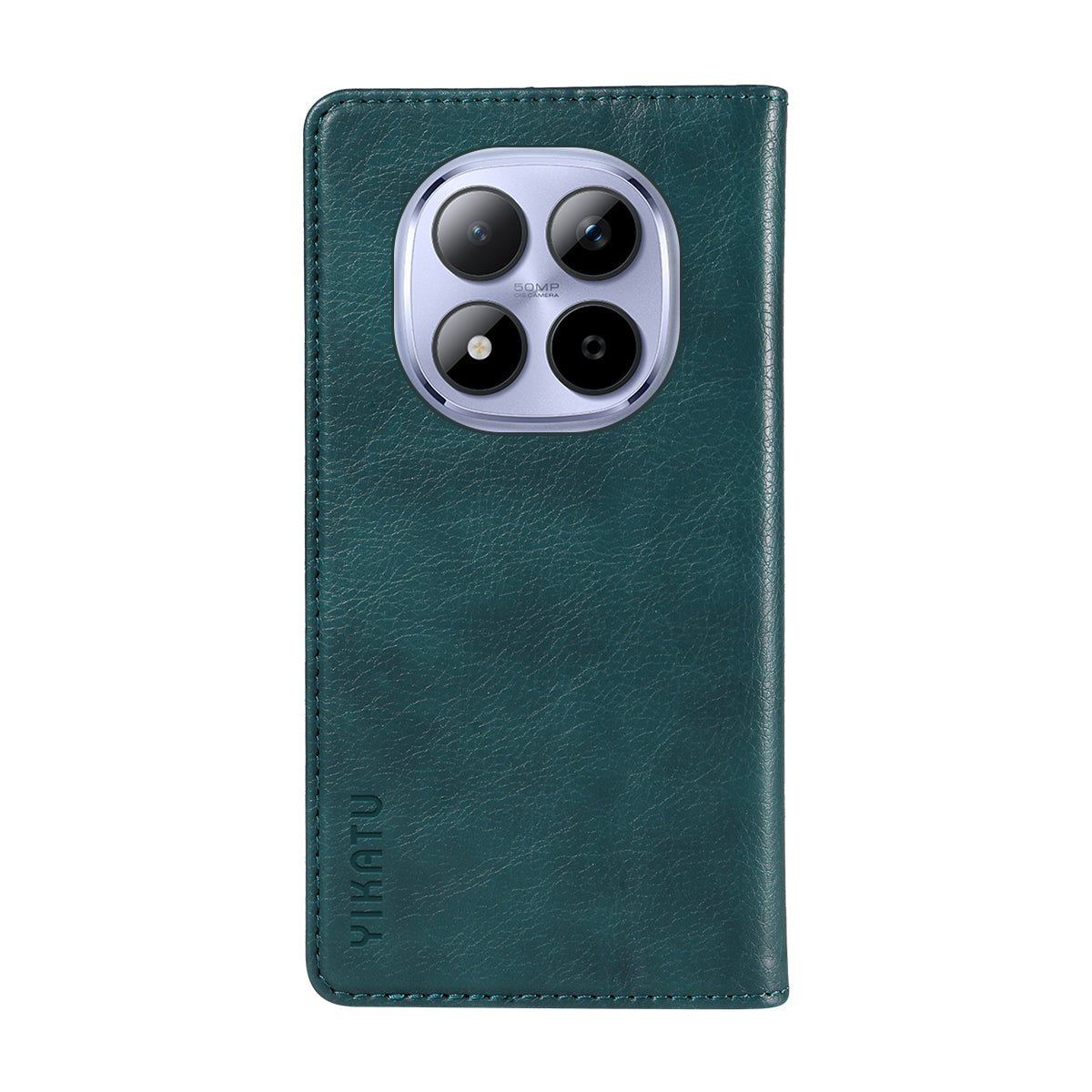 For Xiaomi Redmi Note 15 Pro 5G (Global) Wallet Case YIKATU YK-006 Magnetic Closure Leather Phone Cover Litchi Texture - Blue
