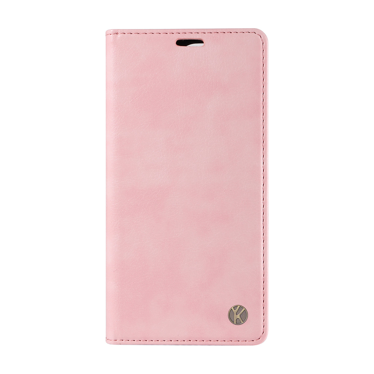 For Xiaomi Redmi Note 15 Pro 5G (Global) Wallet Case YIKATU YK-006 Magnetic Closure Leather Phone Cover Litchi Texture - Pink