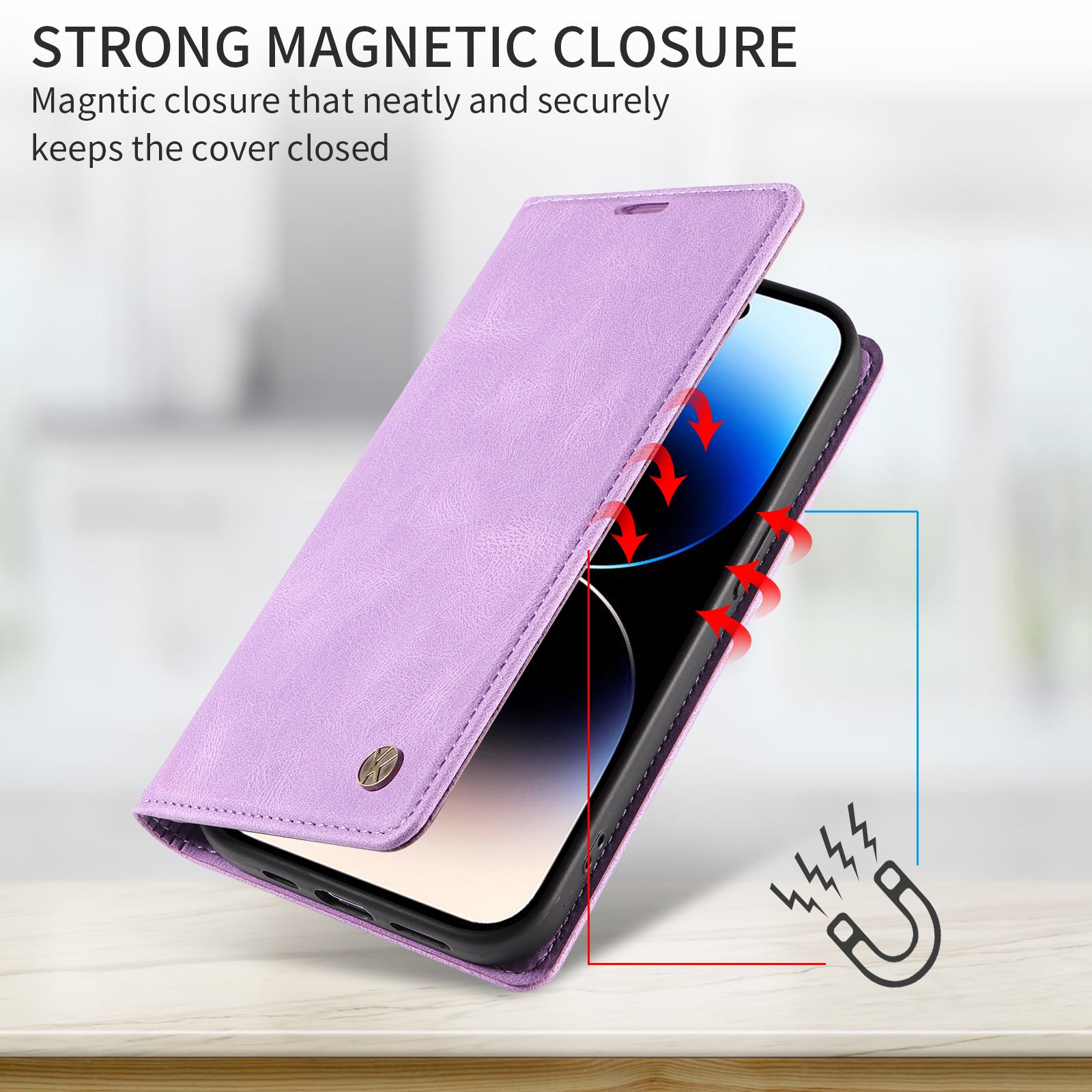 For Xiaomi Poco M8 Pro 5G / Redmi Note 15 Pro+ 5G (Global) Leather Cover YIKATU YK-004 Skin-Touch Wallet Phone Cases - Purple