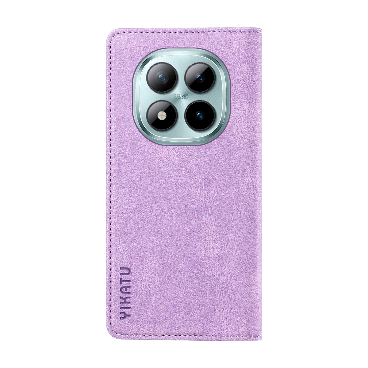 For Xiaomi Poco M8 Pro 5G / Redmi Note 15 Pro+ 5G (Global) Leather Cover YIKATU YK-004 Skin-Touch Wallet Phone Cases - Purple
