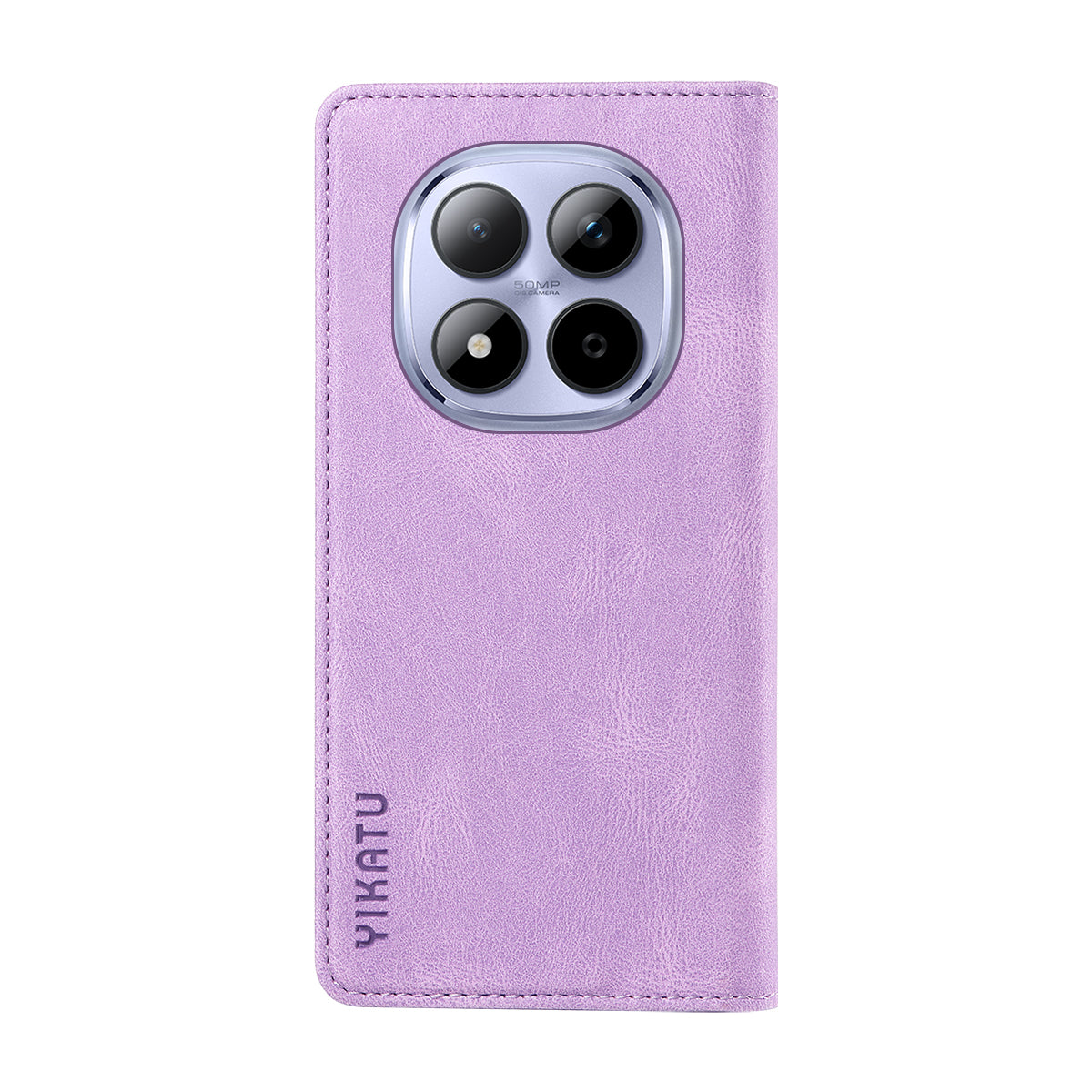 For Xiaomi Redmi Note 15 Pro 5G (Global) Leather Cover YIKATU YK-004 Skin-Touch Wallet Phone Cases - Purple