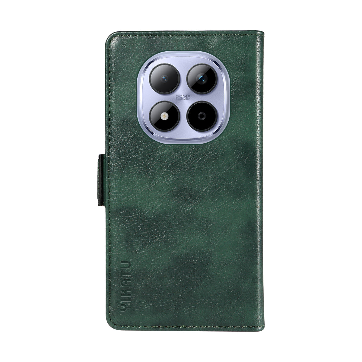 For Xiaomi Redmi Note 15 Pro 5G (Global) Case YIKATU YK-007 Litchi Texture PU Leather Wallet Phone Cover - Green