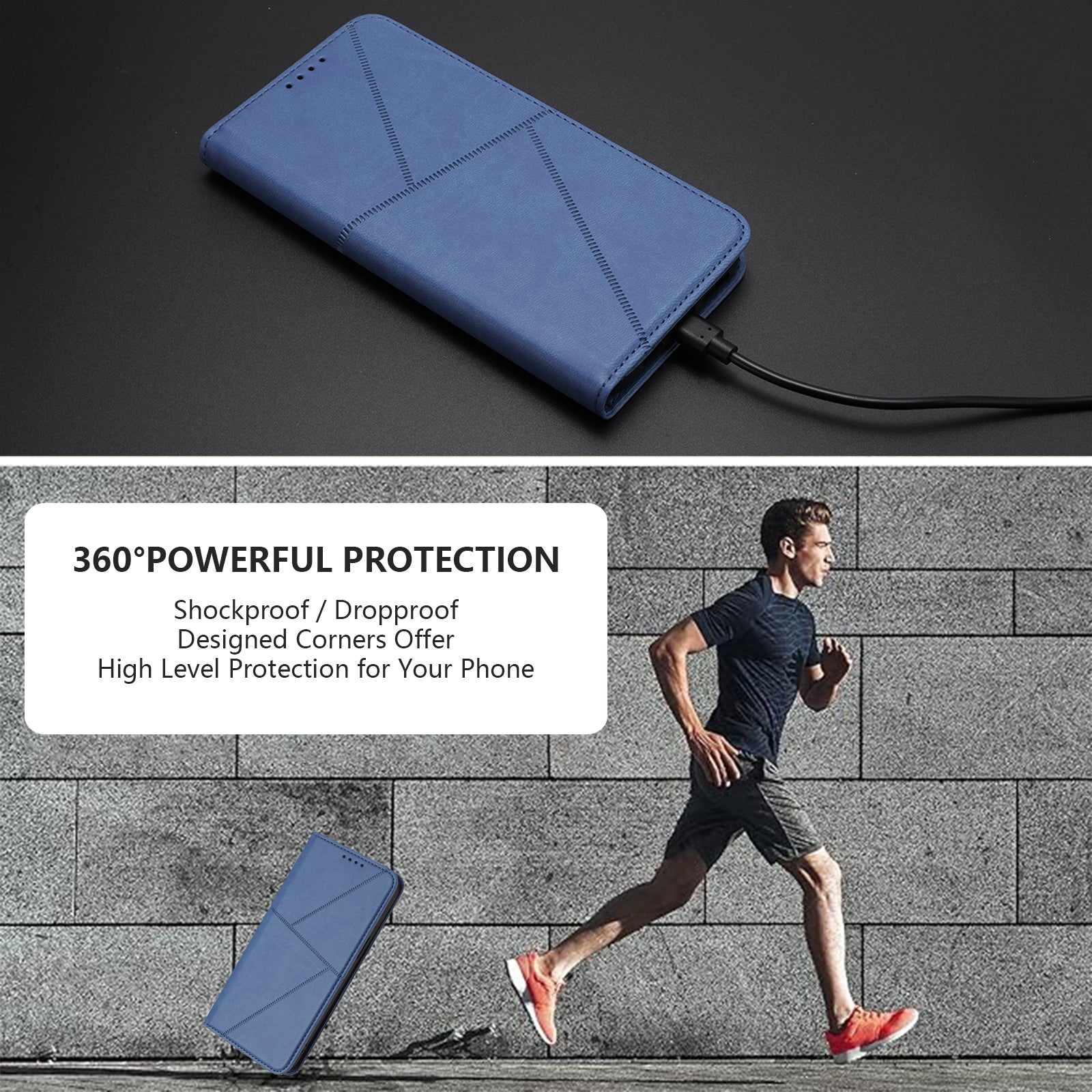For Xiaomi Poco M8 Pro 5G / Redmi Note 15 Pro+ 5G (Global) Wallet Case Magnetic Closure Leather Flip Phone Cover with Stand - Royal Blue