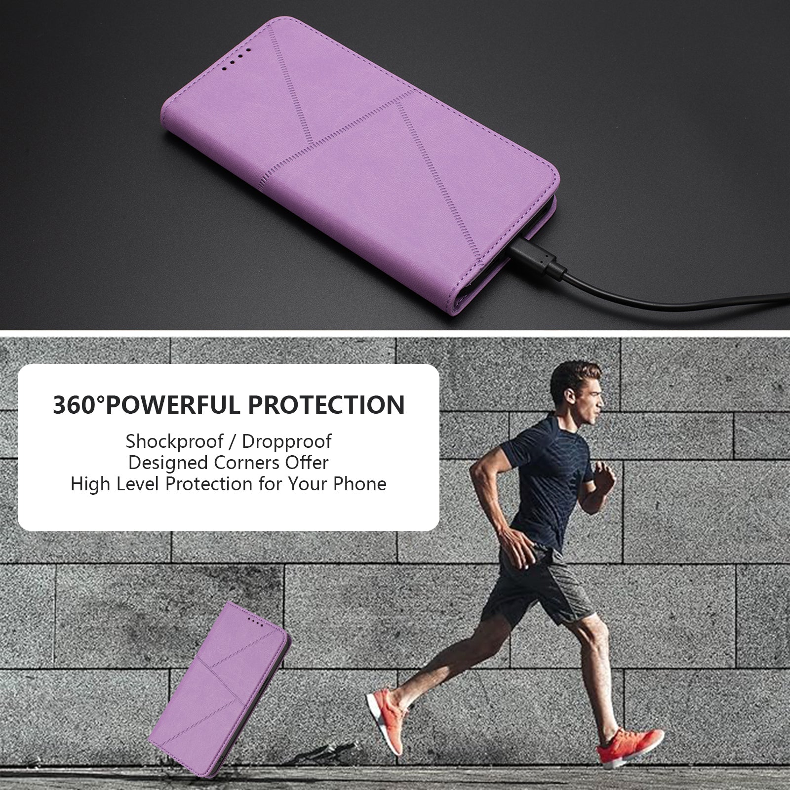 For Xiaomi Poco M8 Pro 5G / Redmi Note 15 Pro+ 5G (Global) Wallet Case Magnetic Closure Leather Flip Phone Cover with Stand - Purple