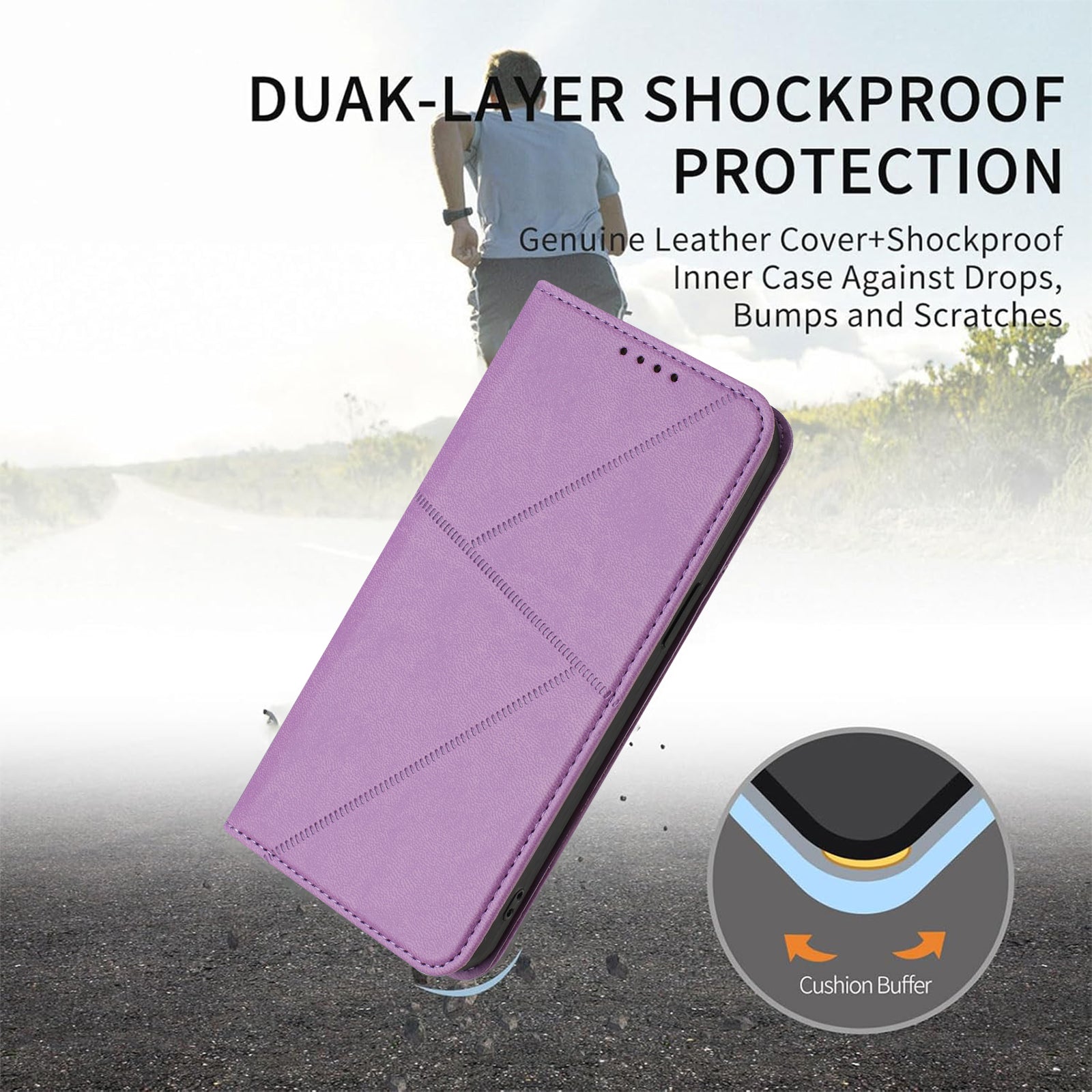 For Xiaomi Poco M8 Pro 5G / Redmi Note 15 Pro+ 5G (Global) Wallet Case Magnetic Closure Leather Flip Phone Cover with Stand - Purple