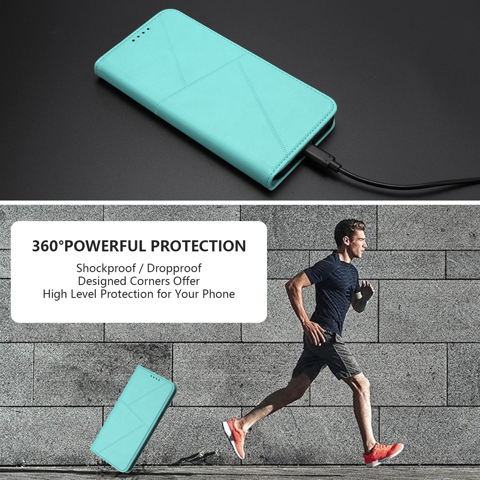 For Xiaomi Poco M8 Pro 5G / Redmi Note 15 Pro+ 5G (Global) Wallet Case Magnetic Closure Leather Flip Phone Cover with Stand - Light Blue