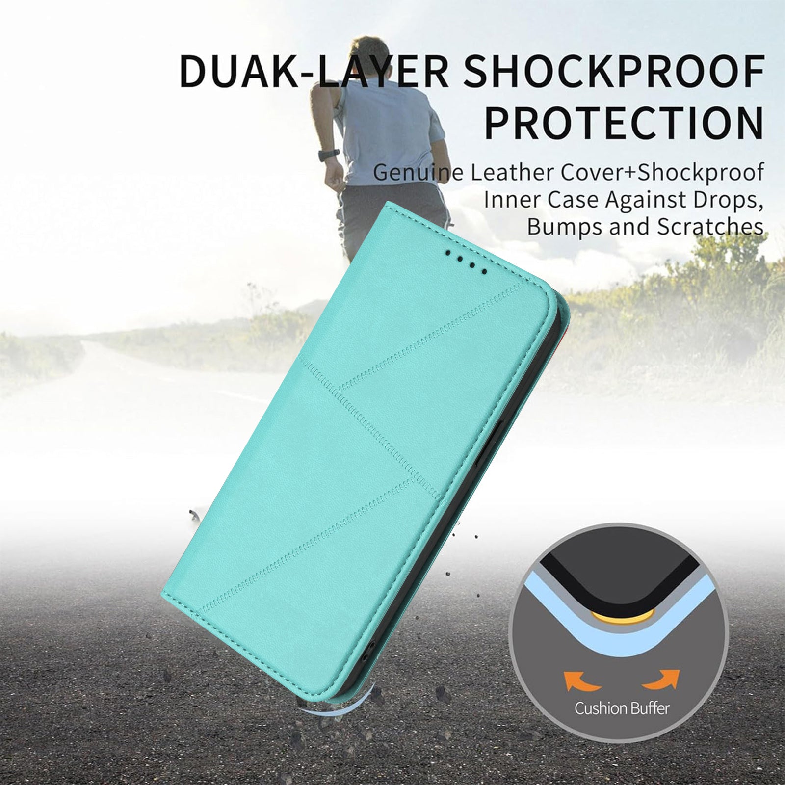 For Xiaomi Poco M8 Pro 5G / Redmi Note 15 Pro+ 5G (Global) Wallet Case Magnetic Closure Leather Flip Phone Cover with Stand - Light Blue