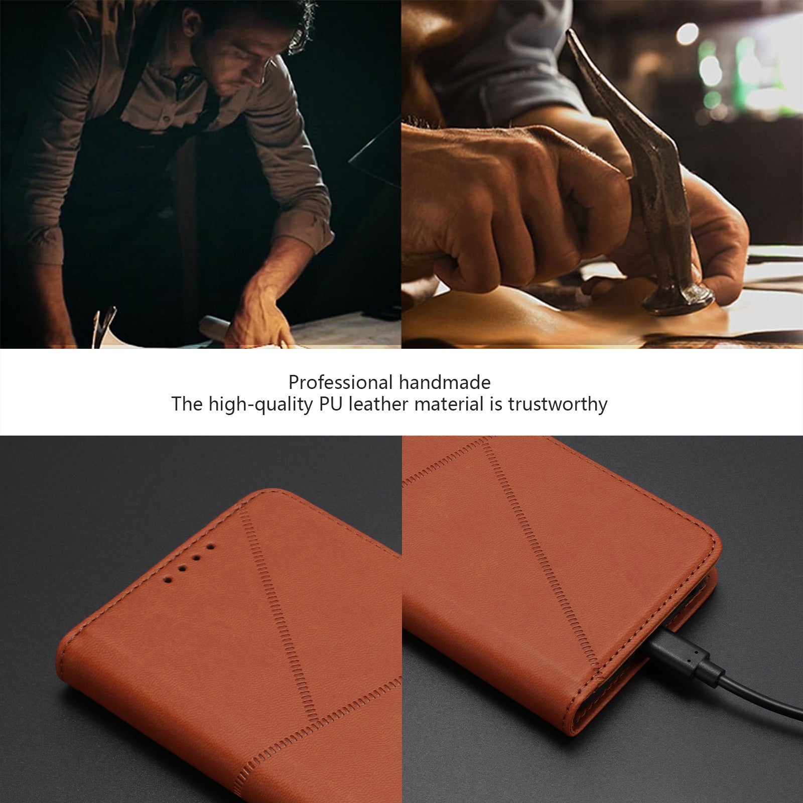For Xiaomi Poco M8 Pro 5G / Redmi Note 15 Pro+ 5G (Global) Wallet Case Magnetic Closure Leather Flip Phone Cover with Stand - Coffee