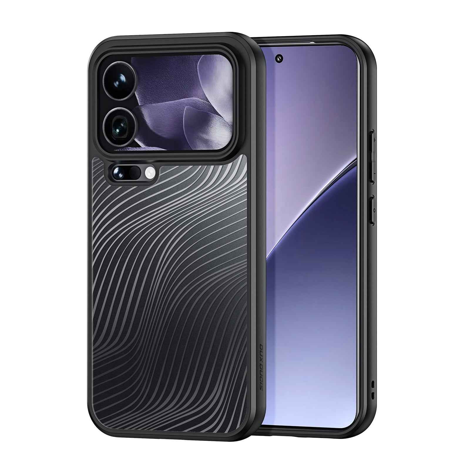 For Xiaomi 17 Pro Case DUX DUCIS Aimo Series TPU+PC Matte Drop-proof Phone Cover (REACH Certification) - Black