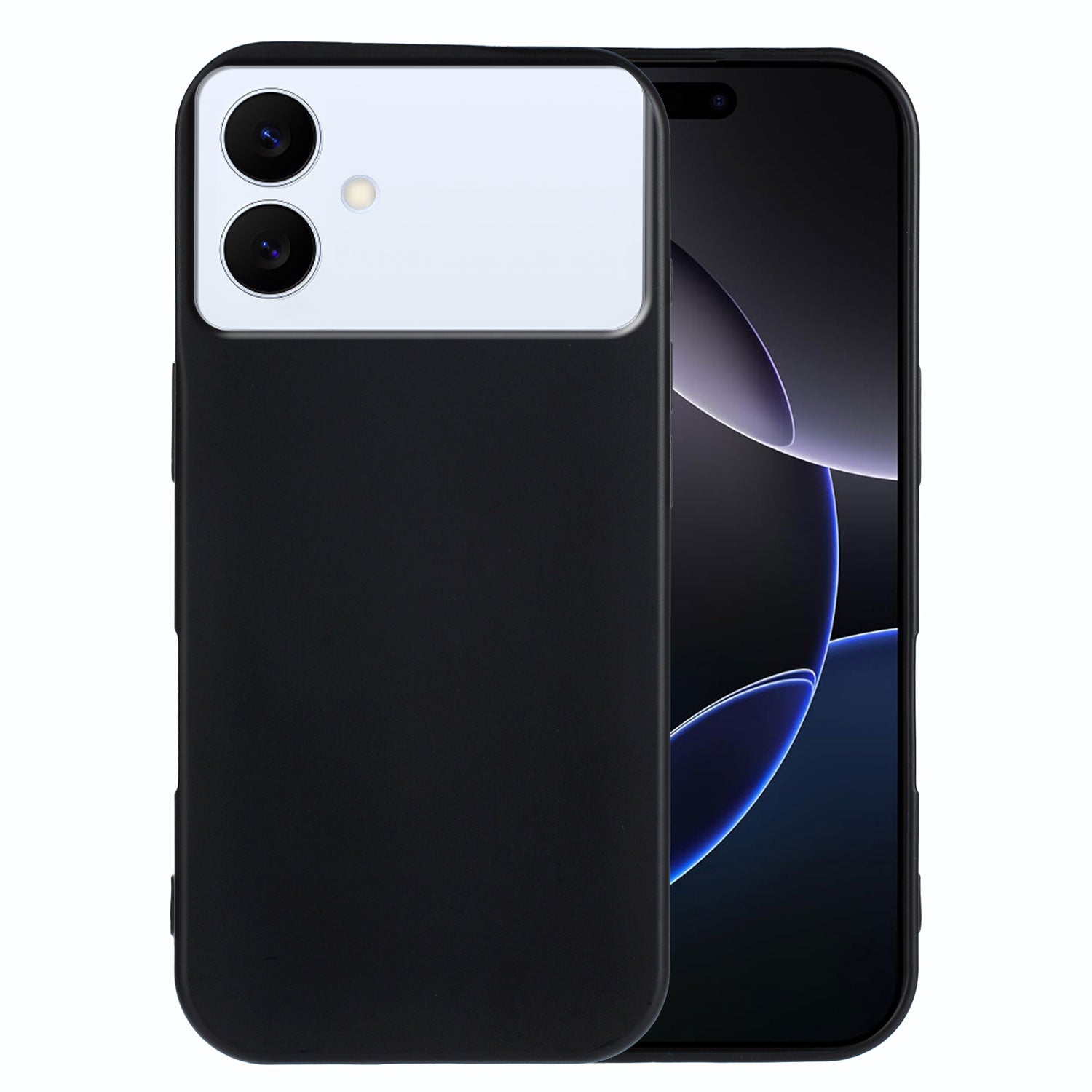 For-Samsung-Galaxy-S26-Edge-TPU-Case-Soft-Matte-Anti-fingerprint-Phone-Back-Cover-Black