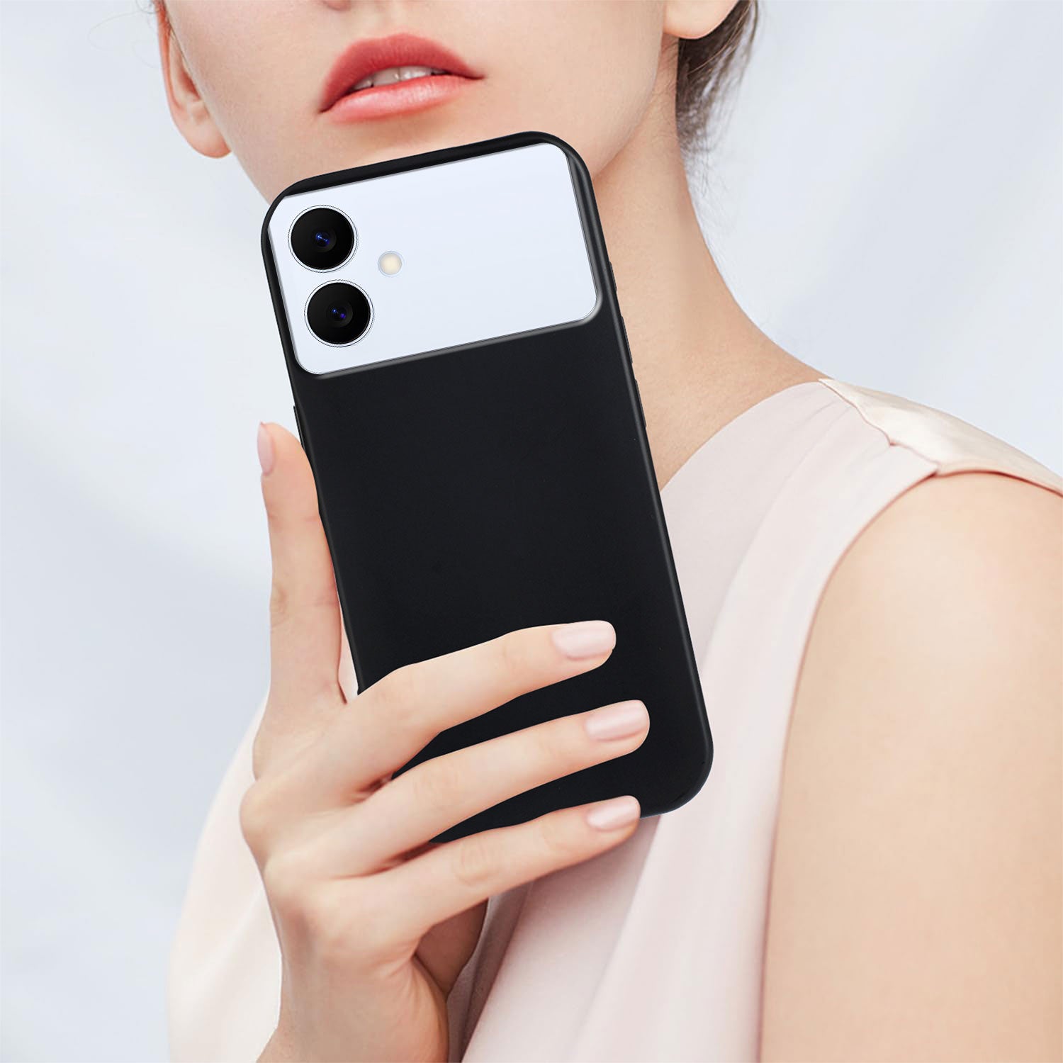 For-Samsung-Galaxy-S26-Edge-TPU-Case-Soft-Matte-Anti-fingerprint-Phone-Back-Cover-Black