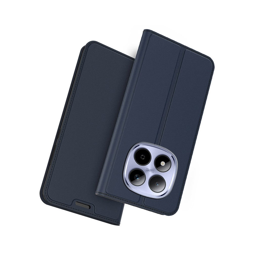 For Xiaomi Poco M8 Pro 5G / Redmi Note 15 Pro+ 5G (Global) Case PU Leather Phone Cover with Card Holder Stand - Blue