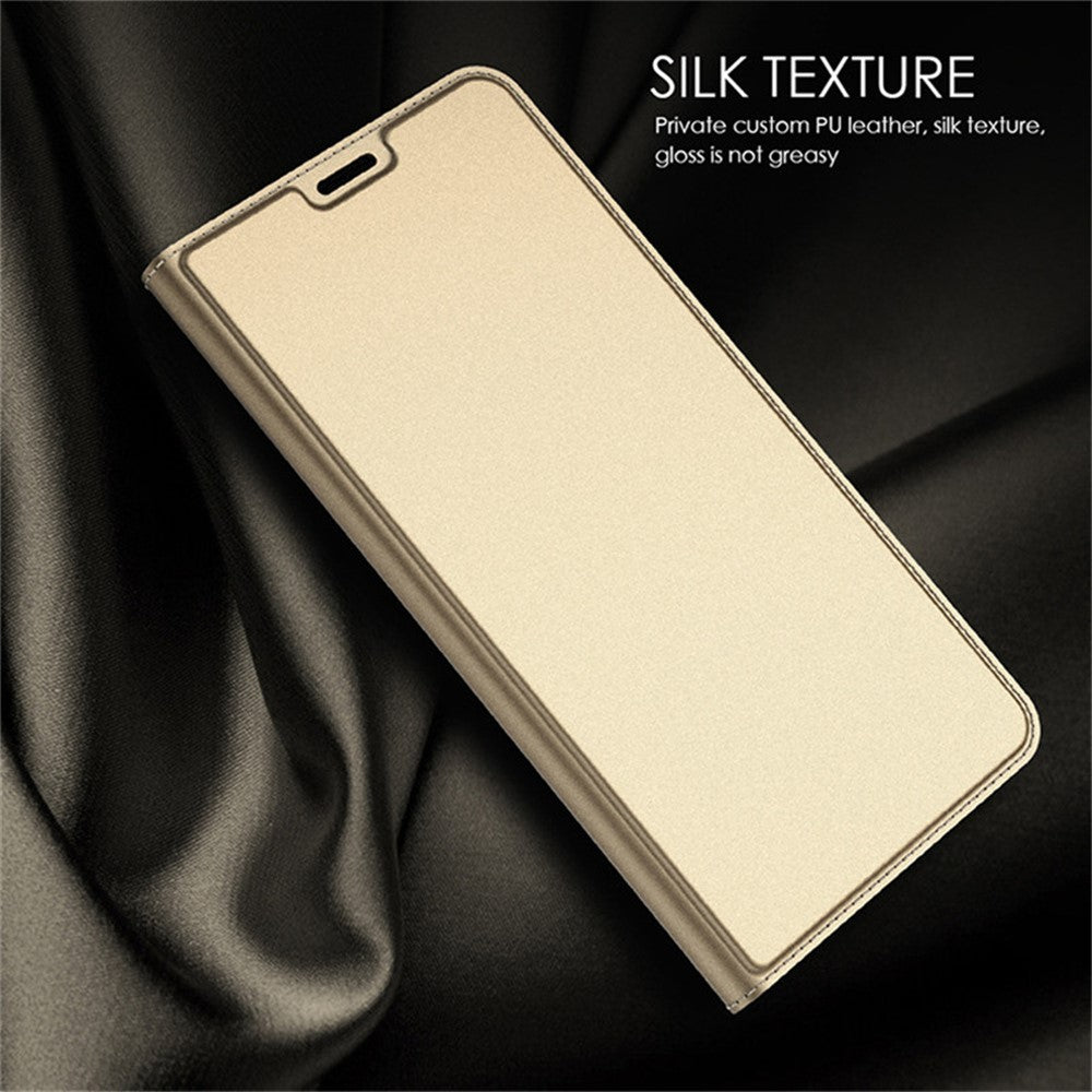 For Xiaomi Poco M8 Pro 5G / Redmi Note 15 Pro+ 5G (Global) Case PU Leather Phone Cover with Card Holder Stand - Gold