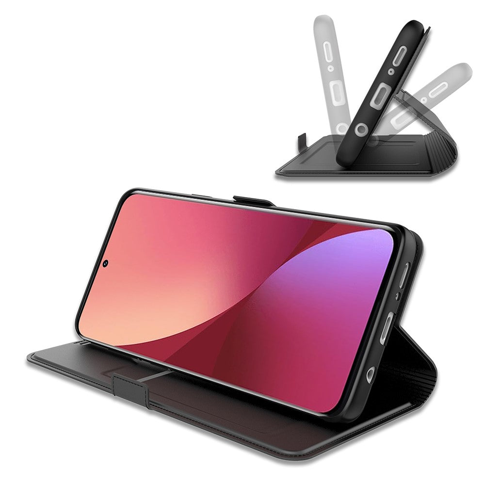 For Xiaomi Poco M8 Pro 5G / Redmi Note 15 Pro+ 5G (Global) Case Shockproof TPU Inner Shell Leather Phone Cover Card Slot - Black