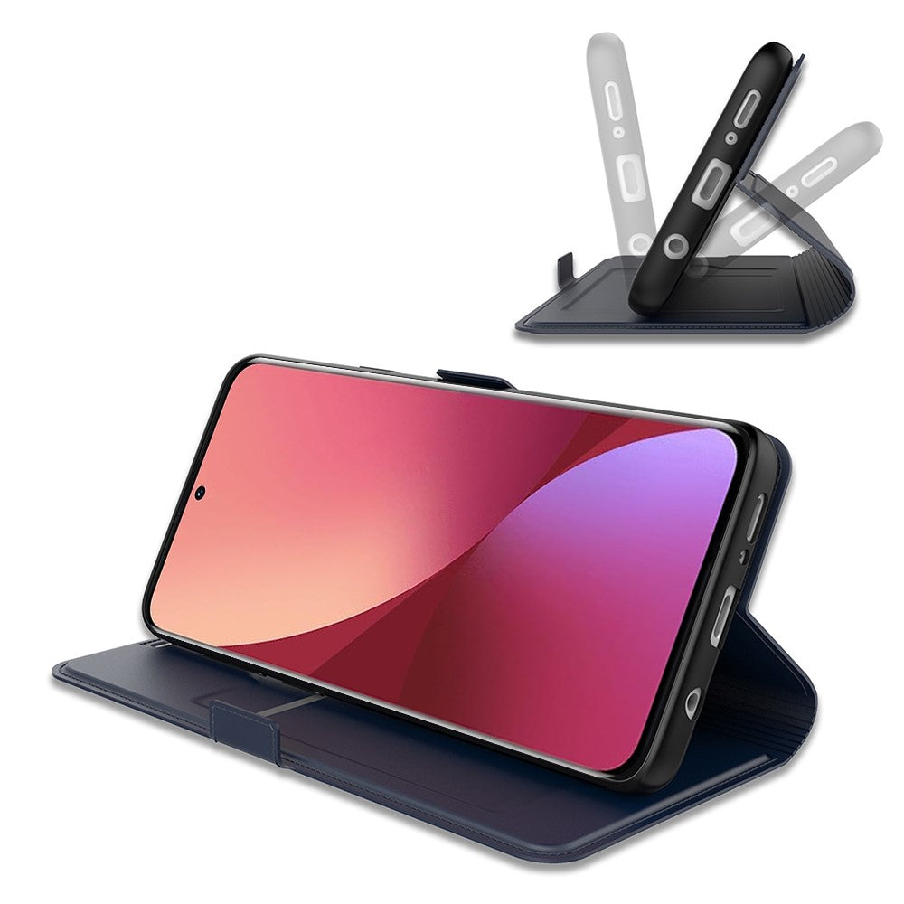For Xiaomi Poco M8 Pro 5G / Redmi Note 15 Pro+ 5G (Global) Case Shockproof TPU Inner Shell Leather Phone Cover Card Slot - Blue