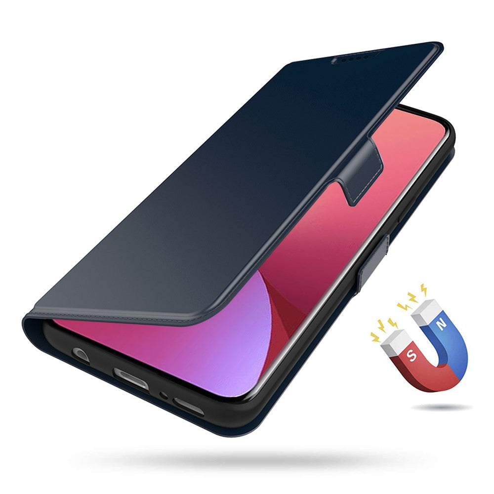 For Xiaomi Poco M8 Pro 5G / Redmi Note 15 Pro+ 5G (Global) Case Shockproof TPU Inner Shell Leather Phone Cover Card Slot - Blue