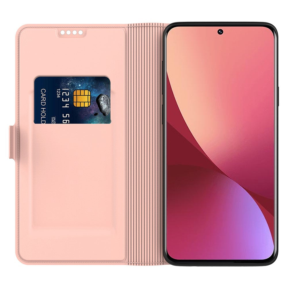 For Xiaomi Poco M8 Pro 5G / Redmi Note 15 Pro+ 5G (Global) Case Shockproof TPU Inner Shell Leather Phone Cover Card Slot - Rose Gold