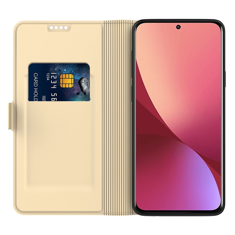 For Xiaomi Poco M8 Pro 5G / Redmi Note 15 Pro+ 5G (Global) Case Shockproof TPU Inner Shell Leather Phone Cover Card Slot - Gold
