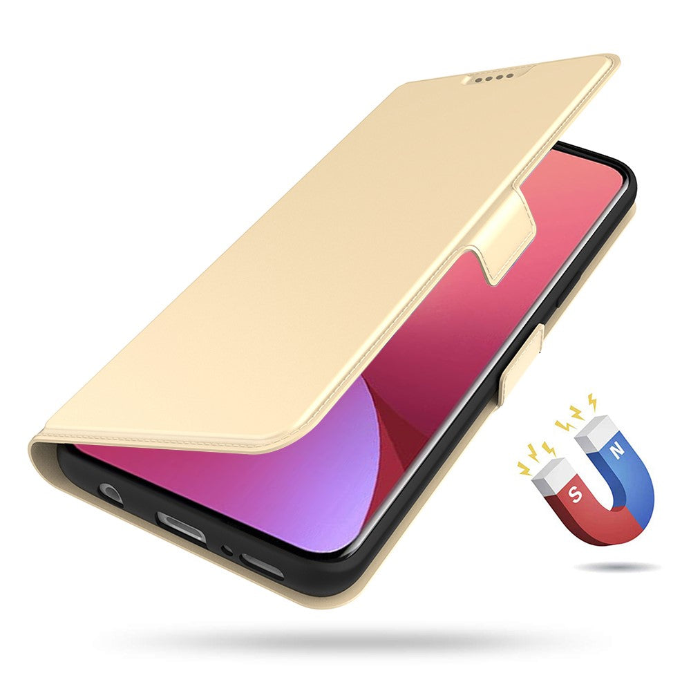 For Xiaomi Poco M8 Pro 5G / Redmi Note 15 Pro+ 5G (Global) Case Shockproof TPU Inner Shell Leather Phone Cover Card Slot - Gold