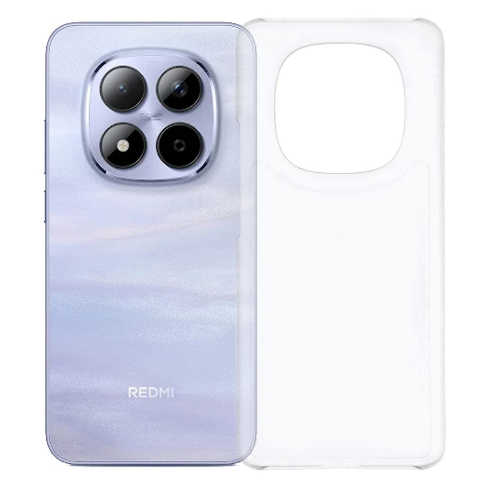 For Xiaomi Redmi Note 15 Pro 5G (Global) Case Hard PC Drop Proof Frosted Minimalist Phone Cover - Transparent