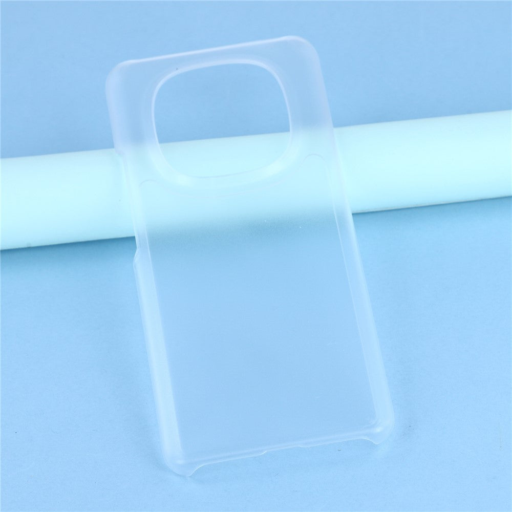For Xiaomi Poco M8 Pro 5G / Redmi Note 15 Pro+ 5G (Global) Case Hard PC Drop Proof Frosted Minimalist Phone Cover - Transparent