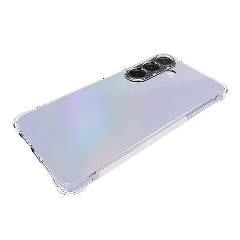 For-Samsung-Galaxy-S26-/-S26-Pro-TPU-Case-WANLONFENG-WL2-Series-2.0mm-Phone-Cover-with-2Pcs-Tempered-Glass-Films-Transparent