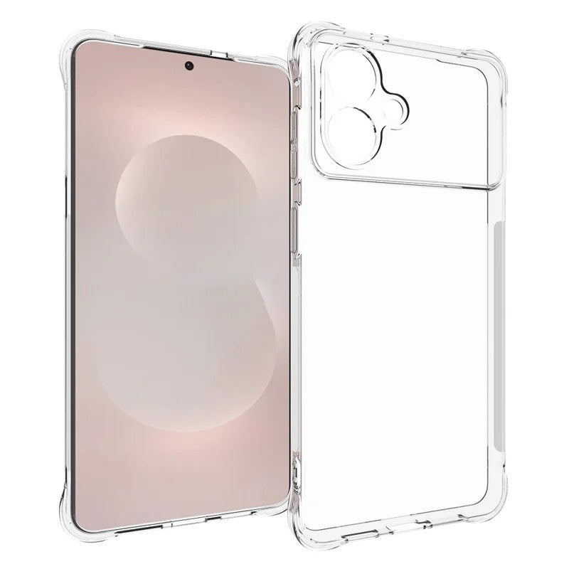 For-Samsung-Galaxy-S26-Edge-TPU-Case-WANLONFENG-WL2-Series-2.0mm-Phone-Cover-with-2Pcs-Tempered-Glass-Films-Transparent